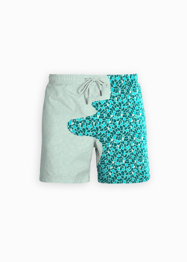 Mosaic shorts Emerald - NISARAT