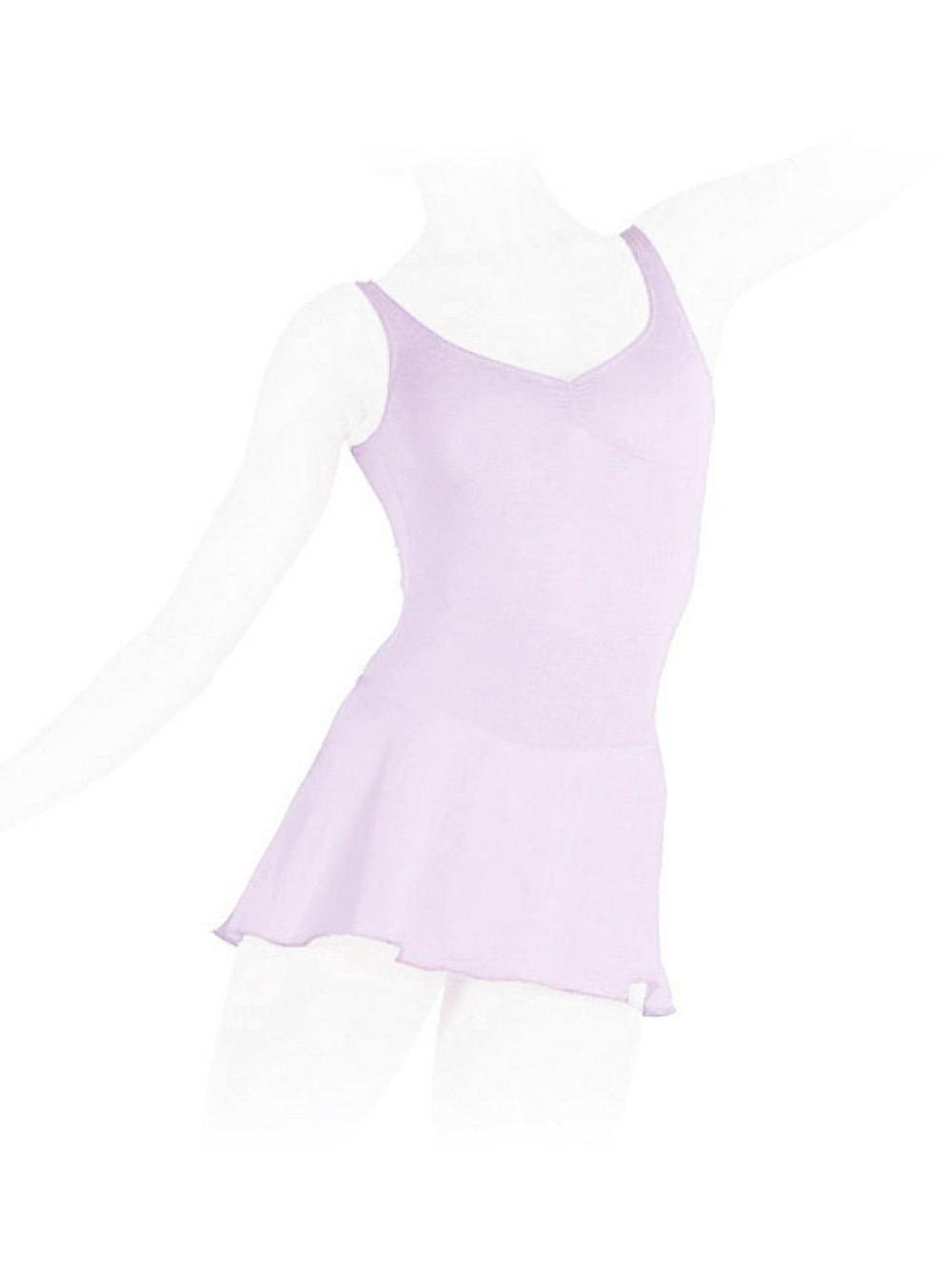 THIN STRAPS TUNIC FOR GIRLS - PALE PINK - NISARAT